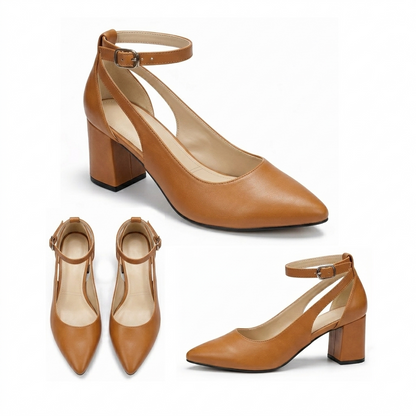 Raya – Block Heel Ankle Strap