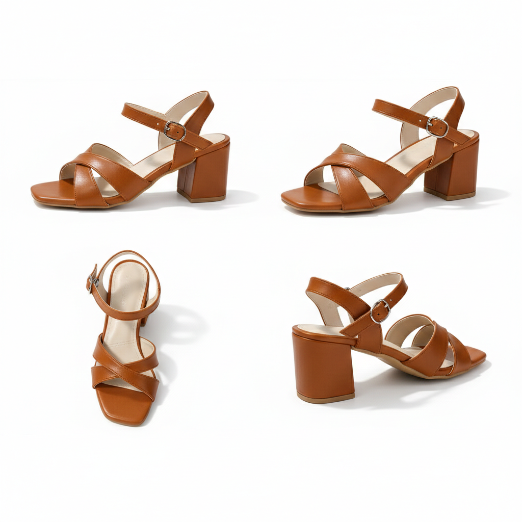 Arlette Block Sandal | Scarpella