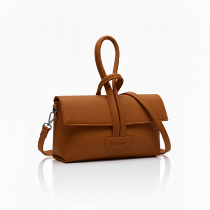 Knot Sculpted Handle Crossbody Handbag | Scarpella