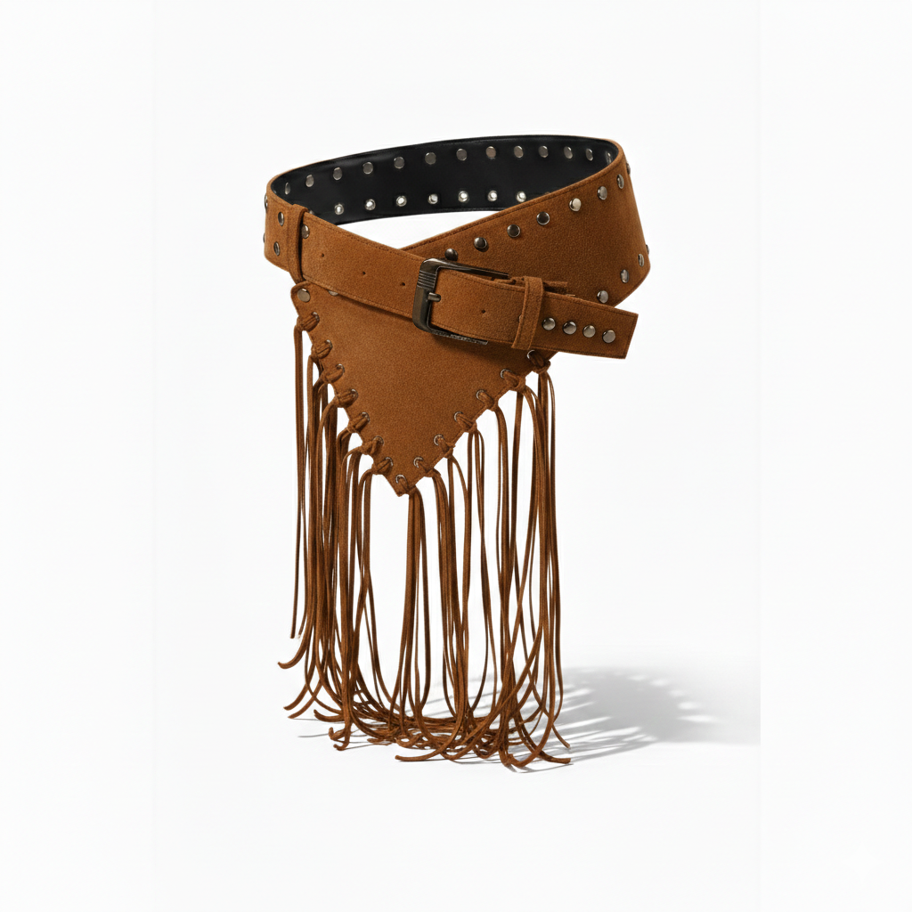 Solene Fringe Belt | Scarpella