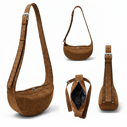 Velora Crescent Stud Bag