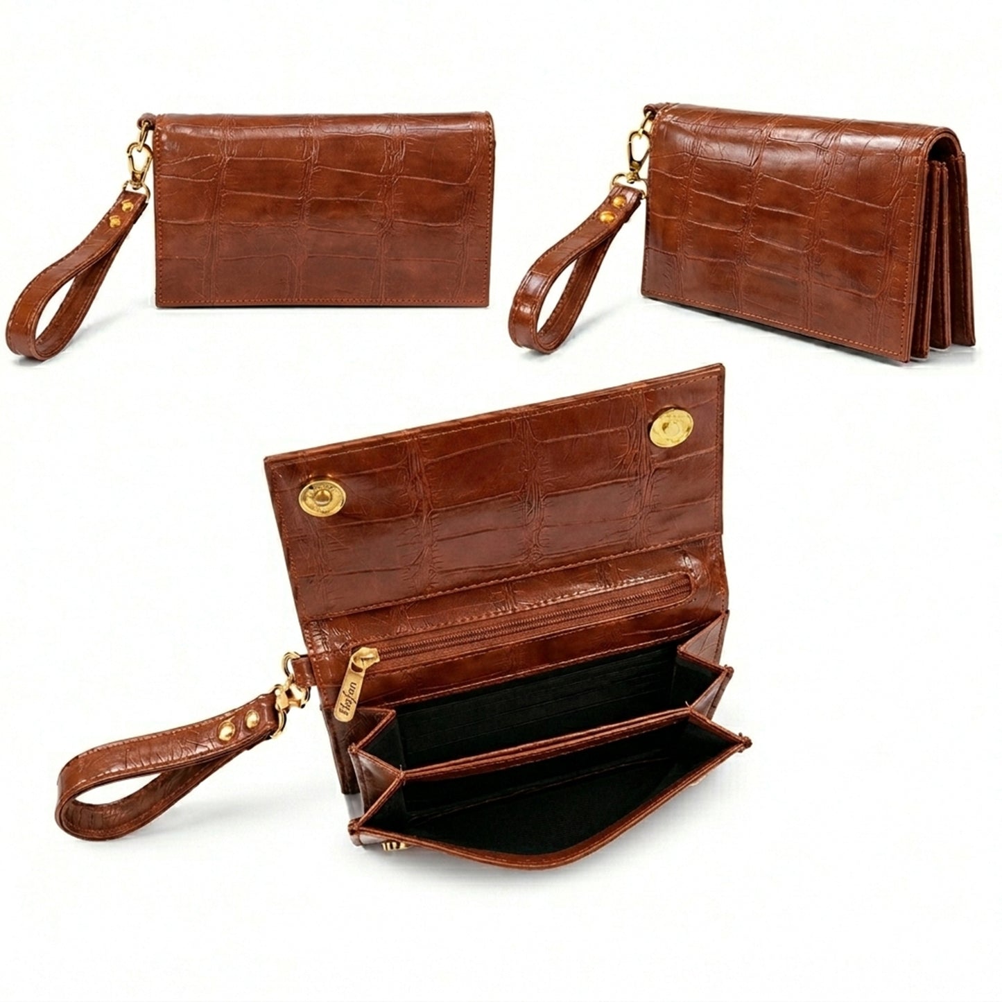 Bellavie – Croc Clutch Wallet