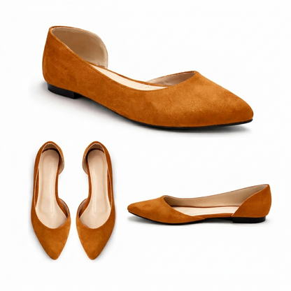 Nora – Suede Flat