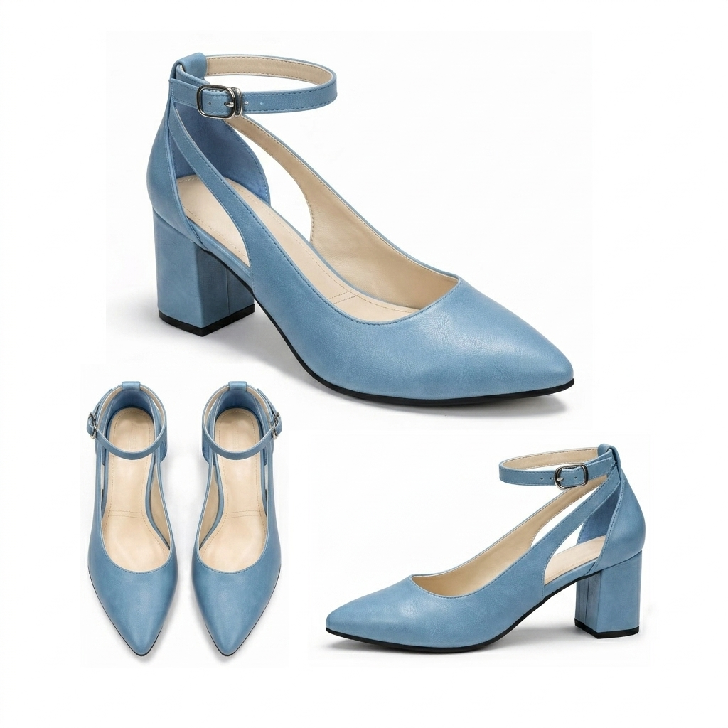 Raya – Block Heel Ankle Strap
