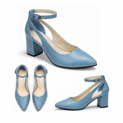 Raya – Block Heel Ankle Strap