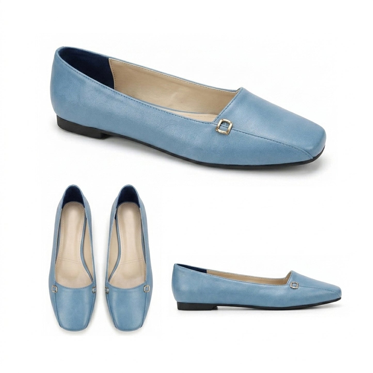 Ivy – Square Toe Flat