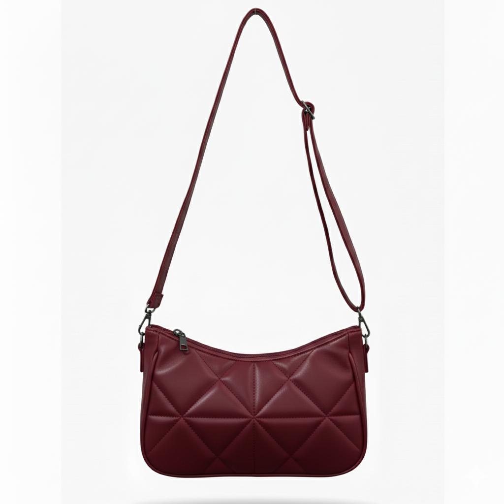 Burgundy Amara Crossbody & Handbag