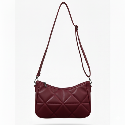 Burgundy Amara Crossbody & Handbag