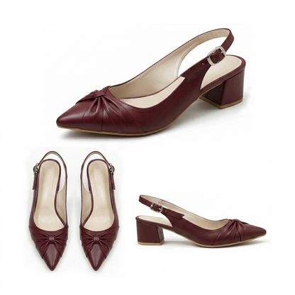 Vera – Knot Slingback Heel