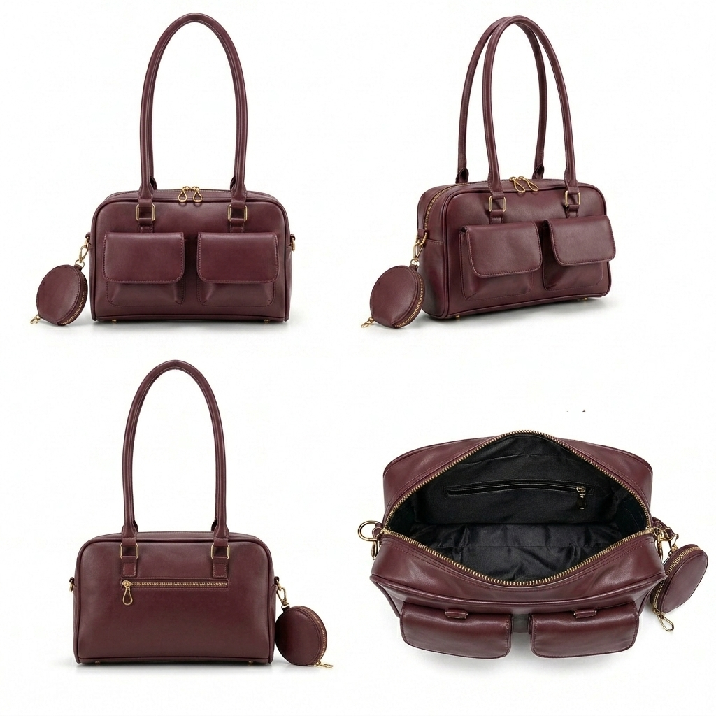 Cleo – Multi-Pocket Handbag