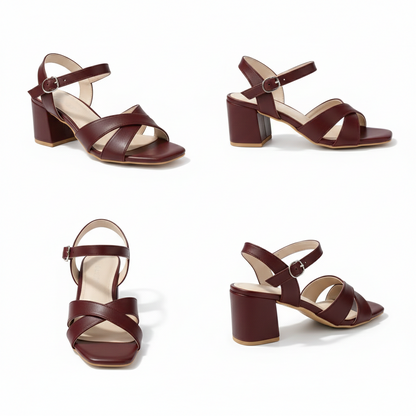 Arlette Block Sandal | Scarpella