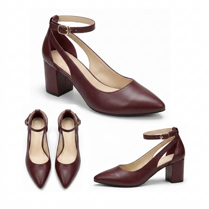 Raya – Block Heel Ankle Strap