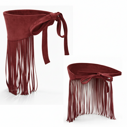 Boho Wrap Fringe Belt | Scarpella