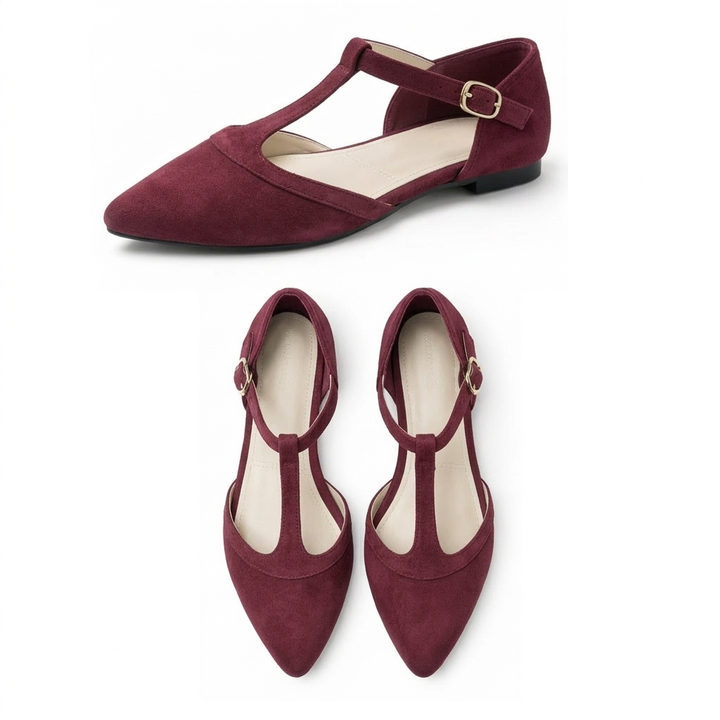 Lyra – Suede Flat