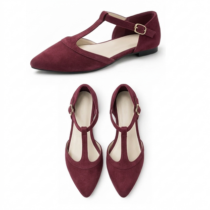 Lyra – Suede Flat