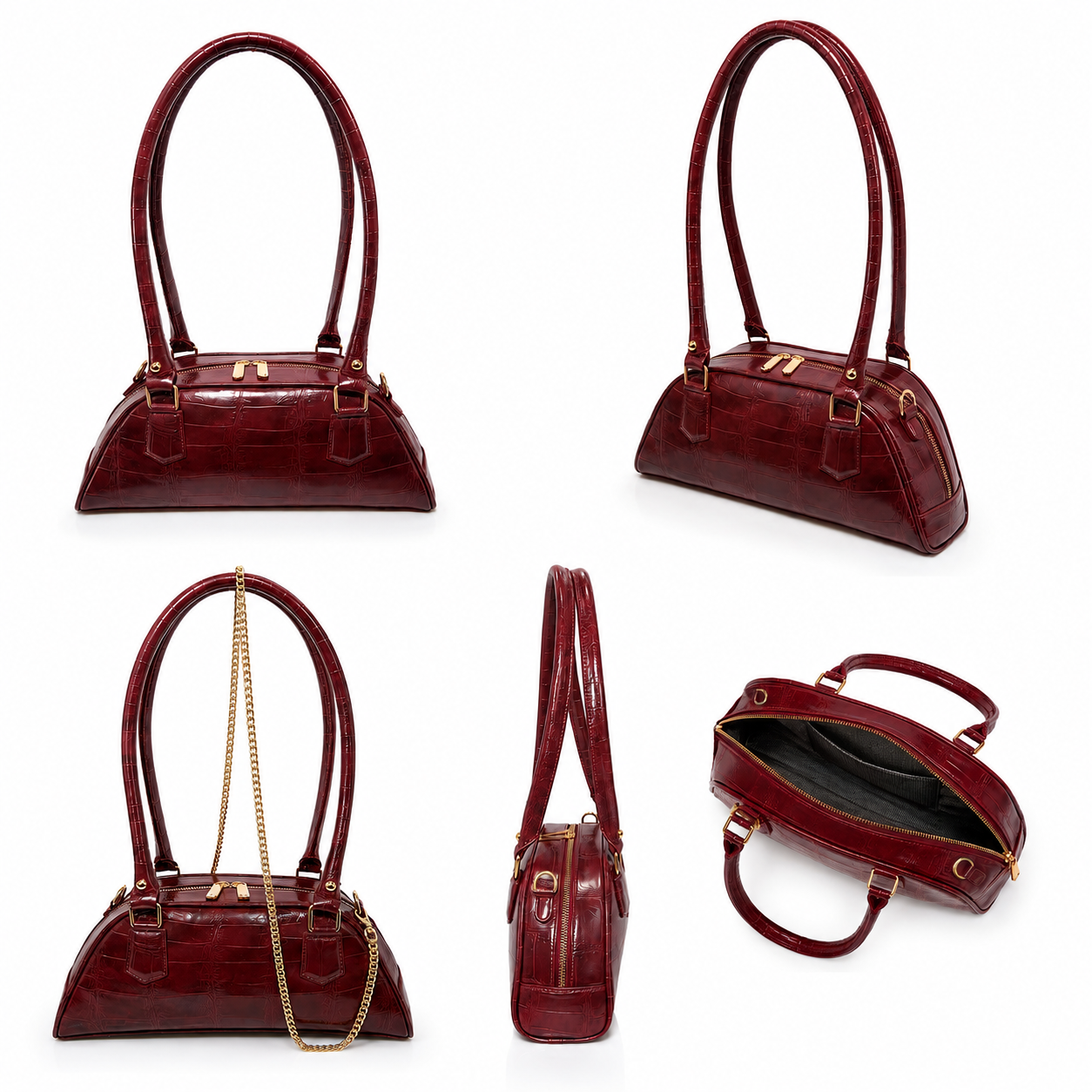 Lunessa – Croc Shoulder Bag