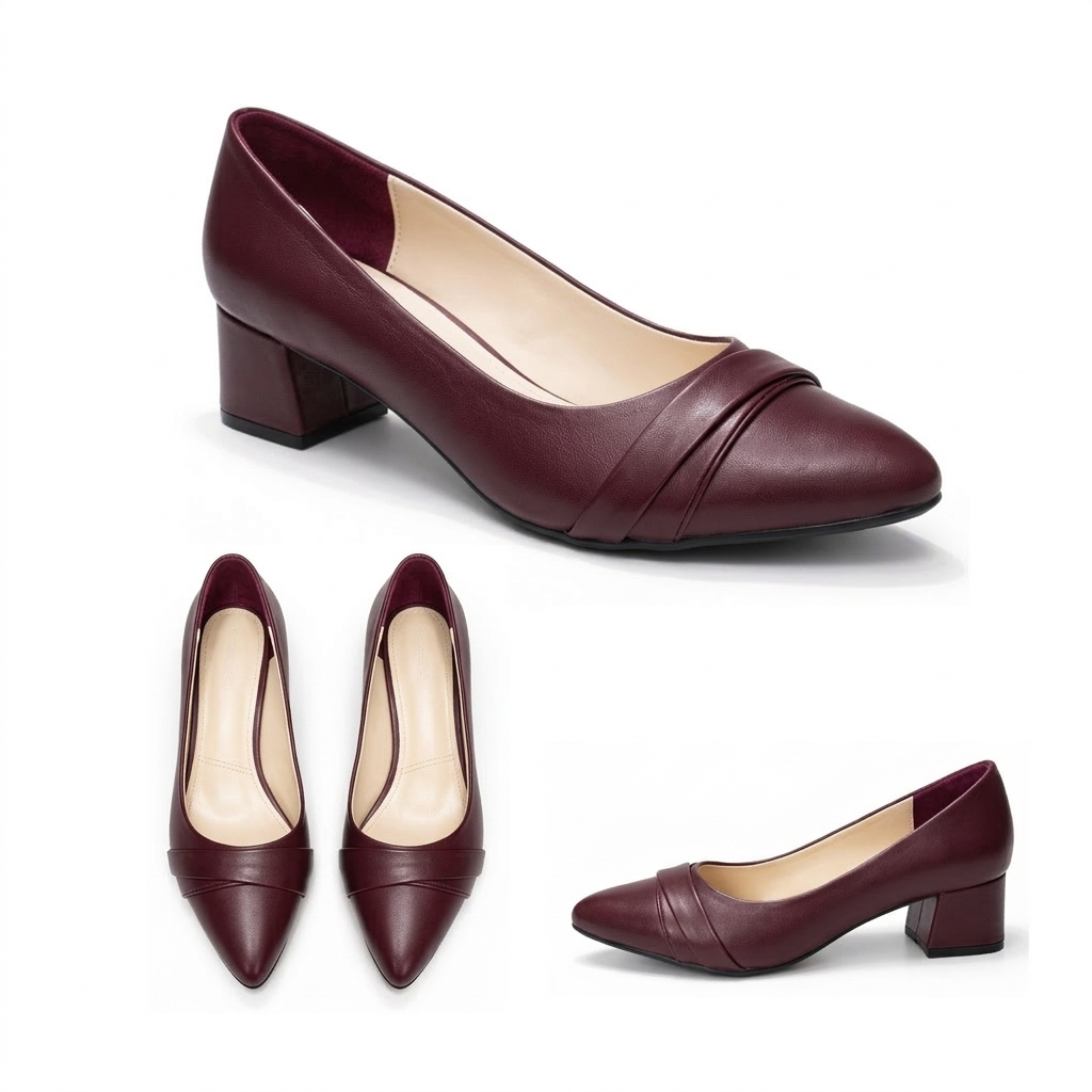 Zoya Low Block-Heel Shoes | Scarpella