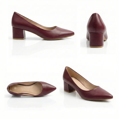 Lucy Block Mid-Heel Shoes | Scarpella