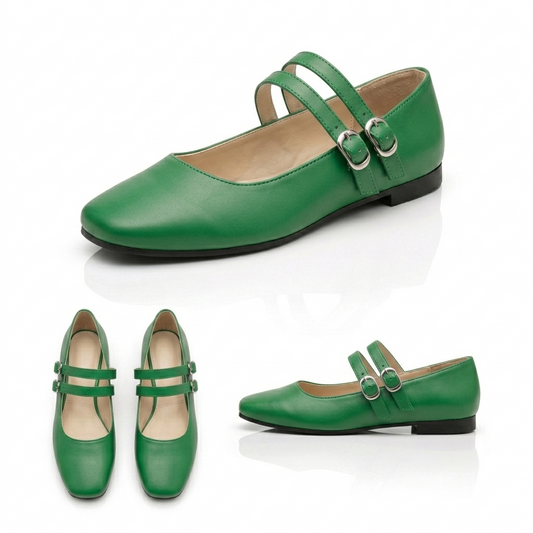 Chiara – Square Toe Flat