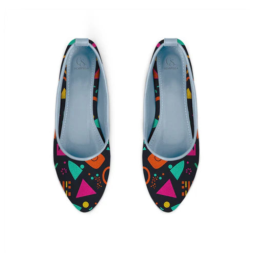 MAYZA Pixi Printed Flat Shoes