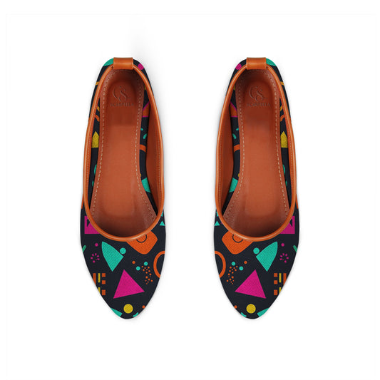 MAYZA Pixi Printed Flat Shoes