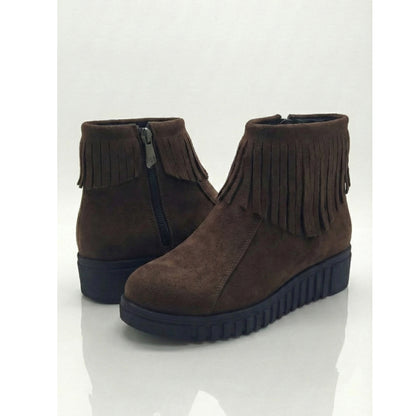 Fringe Vibe Ankle  Boot