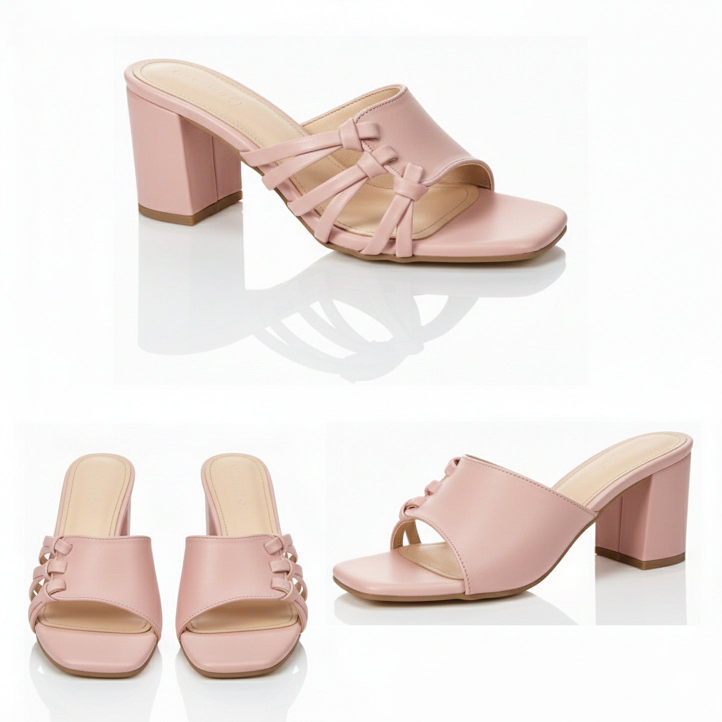Soft Knot Block Heel | Scarpella