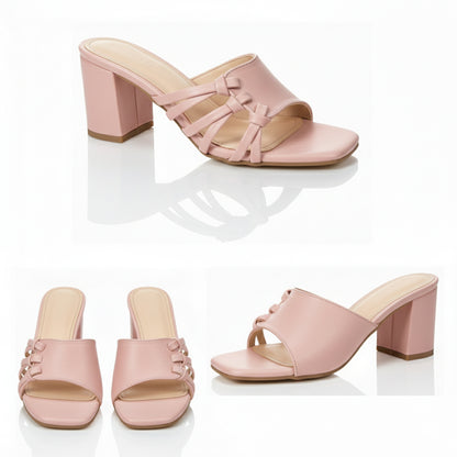 Soft Knot Block Heel | Scarpella