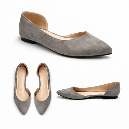 Nora – Suede Flat