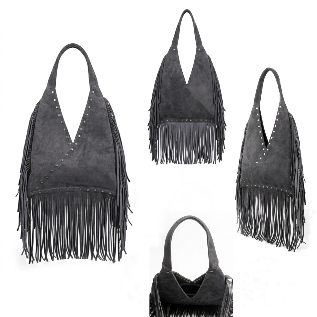 Virella – Fringe Hobo Bag