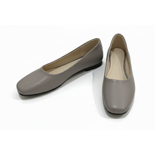 Grey Lora Flat Shoes