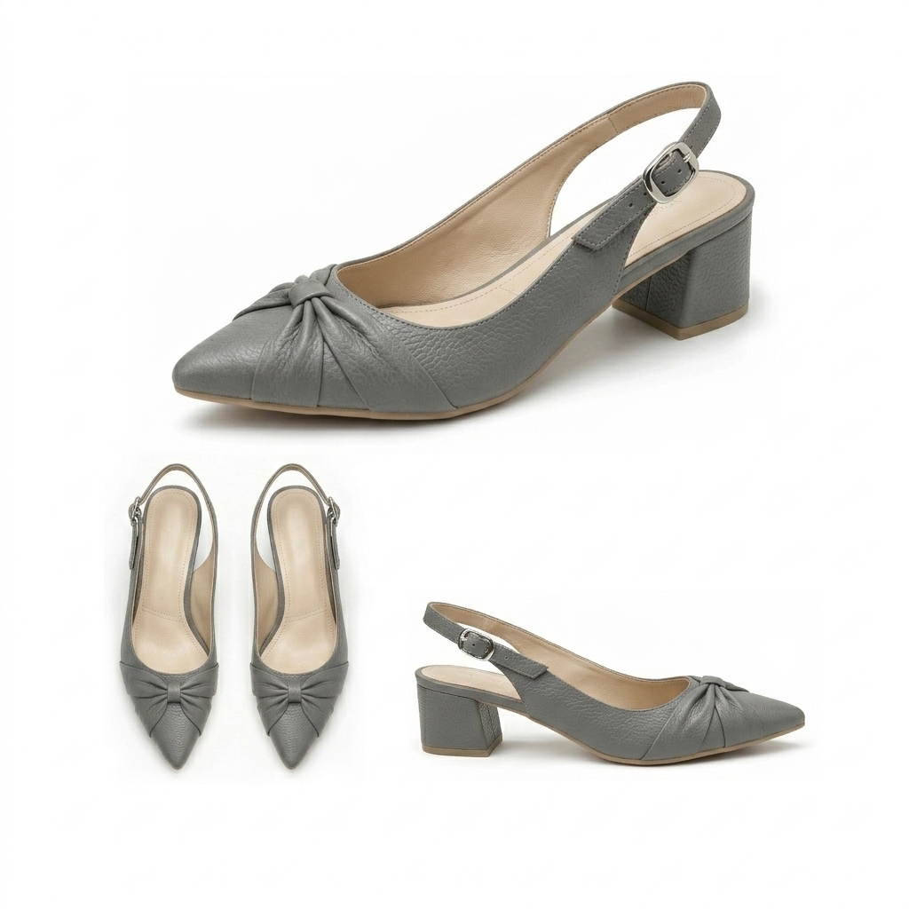 Vera – Knot Slingback Heel