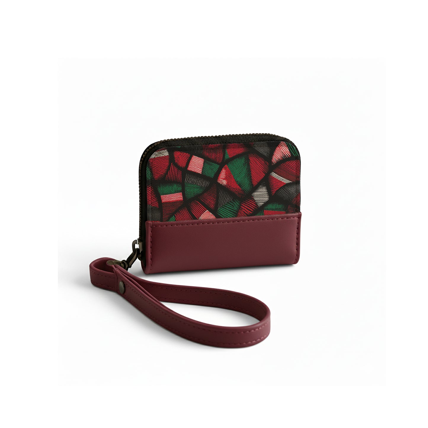 Burgundy Botanica Aki Wallet