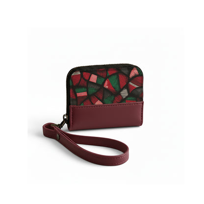 Burgundy Botanica Aki Wallet