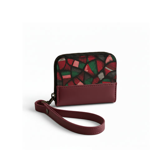 Burgundy Botanica Aki Wallet