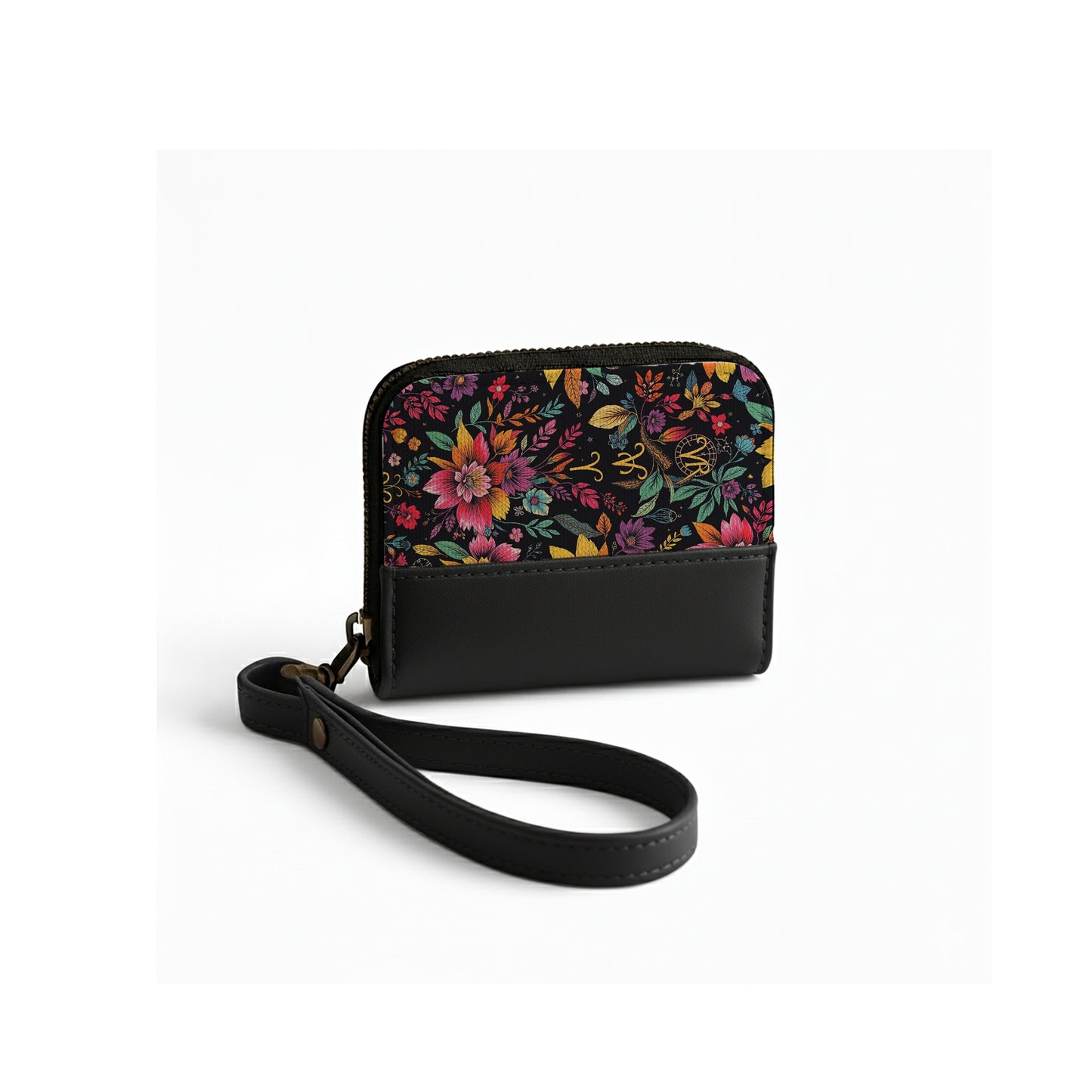 Black Botanica Aven Wallet