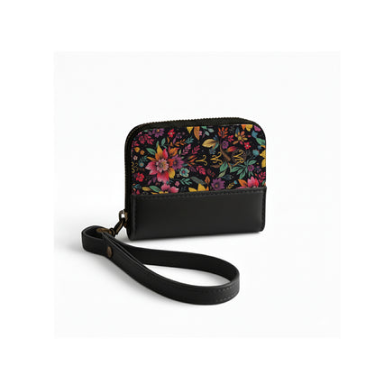 Black Botanica Aven Wallet