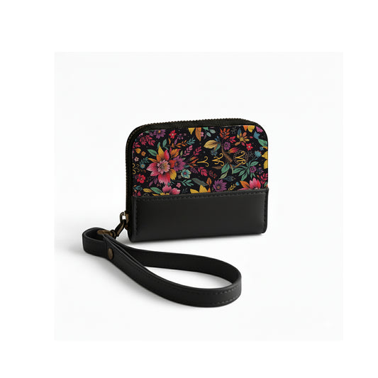 Black Botanica Aven Wallet