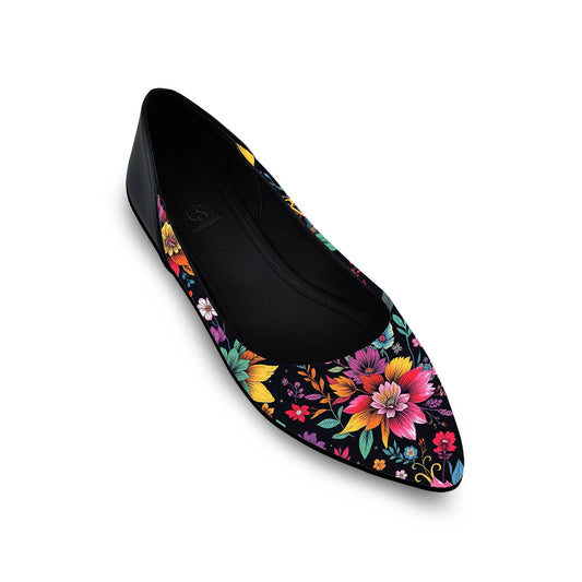 Black AYANA Aven Flat Shoes