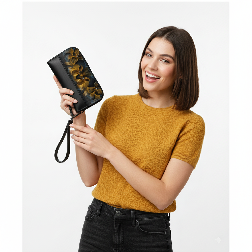 Black Joyful BRYN Wallet