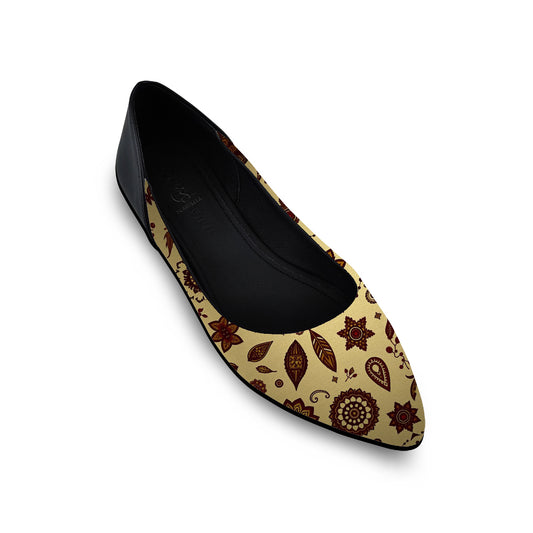 Black AYANA Baya Flat Shoes