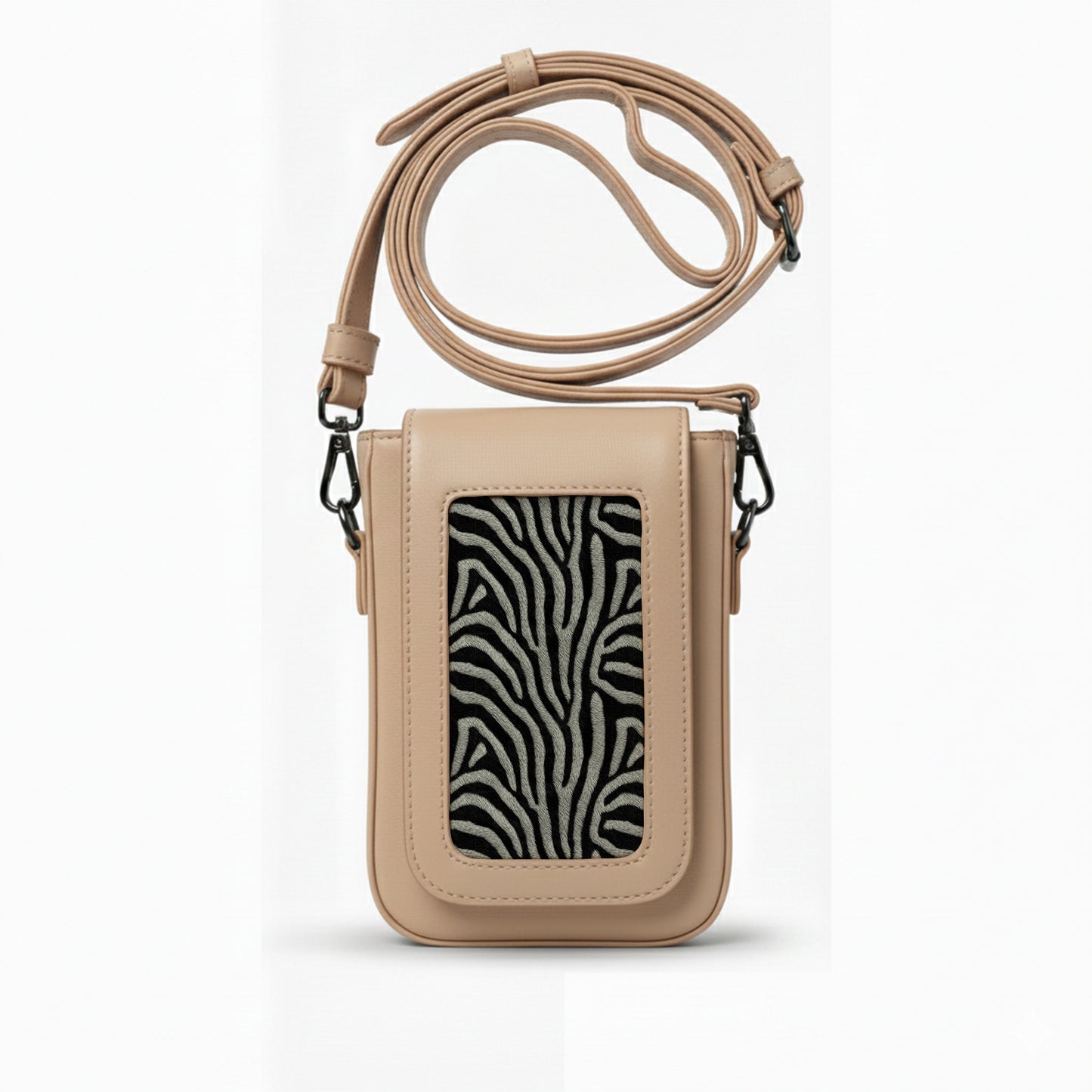 ZEBRA Sleek Crossbody Clutch | Scarpella