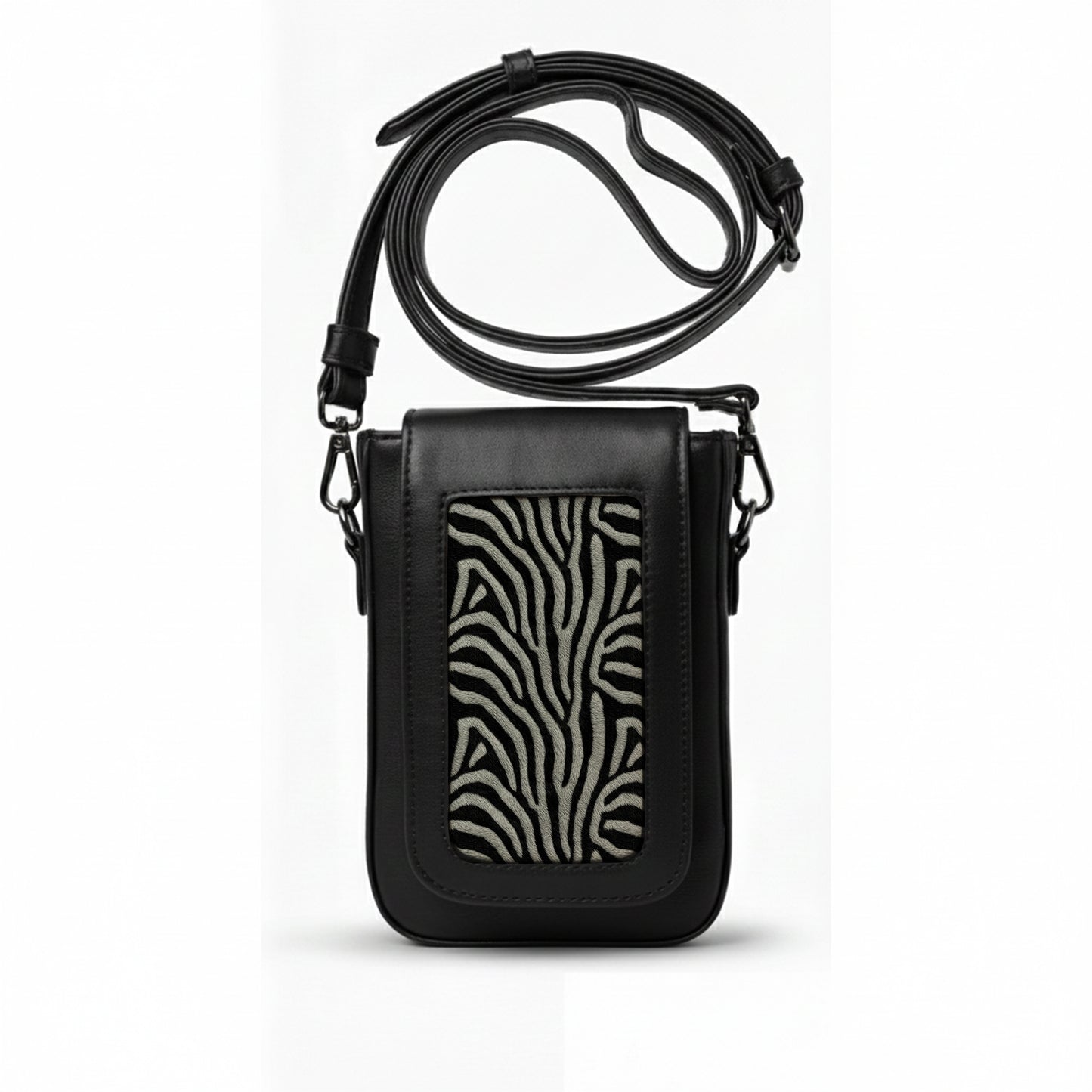 ZEBRA Sleek Crossbody Clutch | Scarpella
