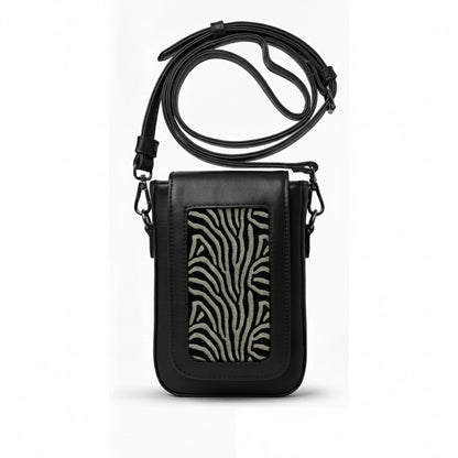 ZEBRA Sleek Crossbody Clutch | Scarpella