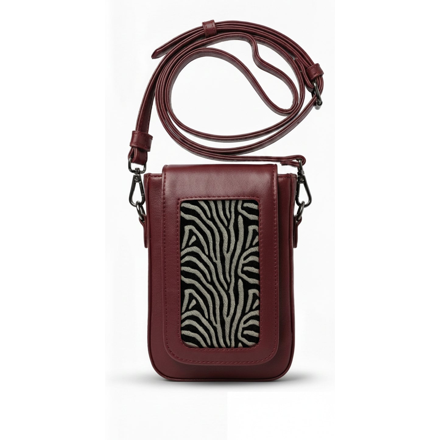 ZEBRA Sleek Crossbody Clutch | Scarpella