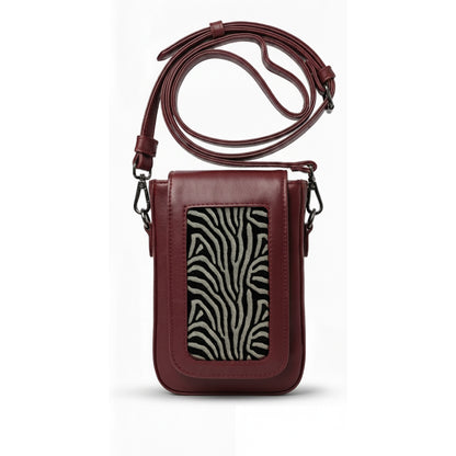 ZEBRA Sleek Crossbody Clutch | Scarpella