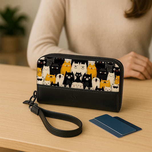 B Wallet Cats