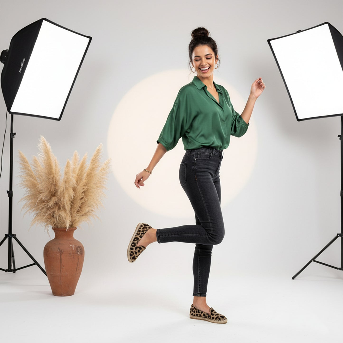 Flaree Cheetah Flat Shoes