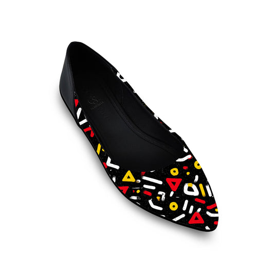 Black AYANA Drift Flat Shoes