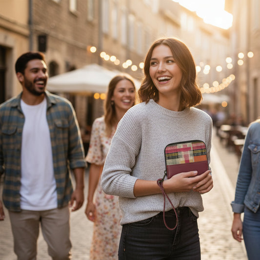 Burgundy Botanica Ember Wallet